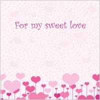 Love Card Vector