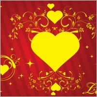 Love Card Vector