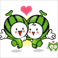 love the cartoon super fruits vector 3