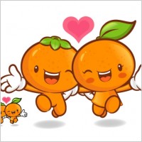 love the cartoon super fruits vector 9