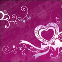 Love theme pattern