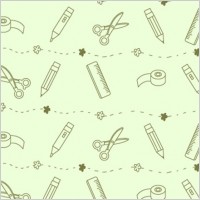 Lovely background series vector material