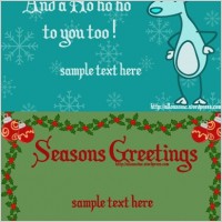 lovely christmas element vector