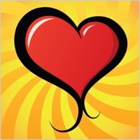 Lovely Heart Vector