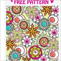 lovely pattern vector 3