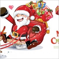 Lovely Santa Claus Vector Graphics