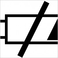 Low Battery Icon clip art