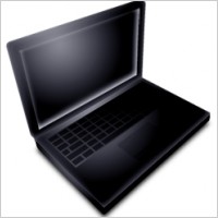 Mac Book Black Off