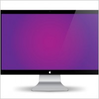 Mac Screen Vector