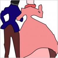 Man Woman Holding Hands Party clip art