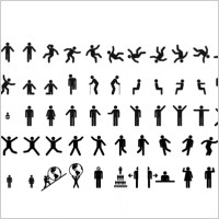 Man & woman sign pictograms
