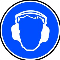 Mandatory Ear Protection clip art