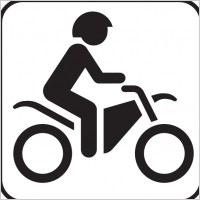 Map Symbol Motorbike clip art