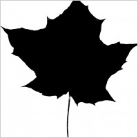 maple leaf silhouette