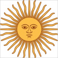 May Sun From Argentina Flag clip art