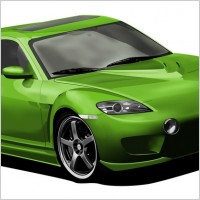 Mazda RX8 - meshing it up