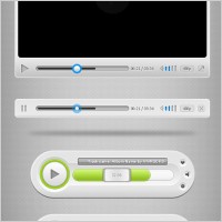 Media Player GUI PSD