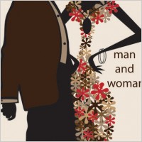 men and women vector
