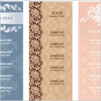 menu background pattern 01 vector