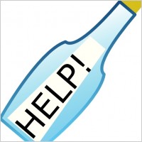  Message In A Bottle  clip art