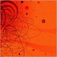 messy lines and dots element vector