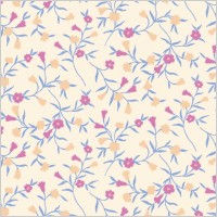 messy morning glory pattern vector background