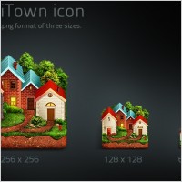 Mini Town Icons icons pack