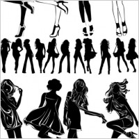 Free Vector  Graphics on Vector Modern Dance Silhouettes Free Vector For Free Download  About 4