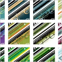 Modern Retro Background Vector