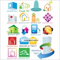 more than 50 small houses of the style vector