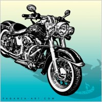 Motorcycle Vector Graphics