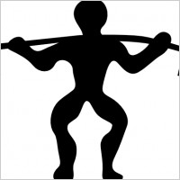 Motudo Powerlifting clip art