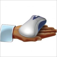 Mouse on hand