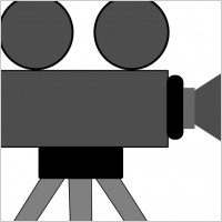 Movie Camera clip art
