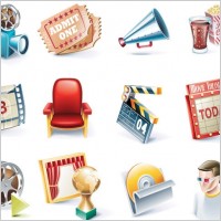 movie icon vector 1
