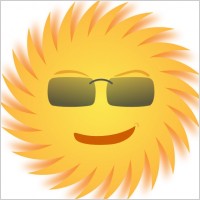 Mr Sun clip art