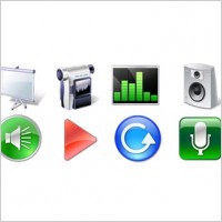 Multimedia Icon Set icons pack