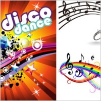music theme vector the trend