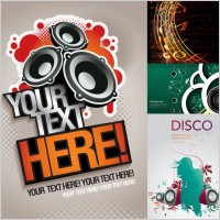 music theme vector the trend