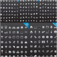 n number of web design icon vector