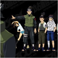 Naruto characters vector material