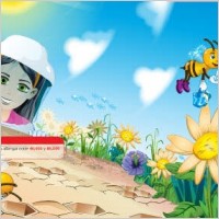 Nature background vector