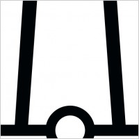 Nautical International Tower Beacon Symbol clip art