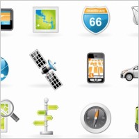 Navigation and Transport Icons