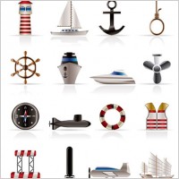 navigation icon 01 vector