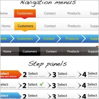 Navigation Menus and Step Panels