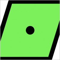 Nchart Ecdis Lateral Simple Canbuoy Green clip art