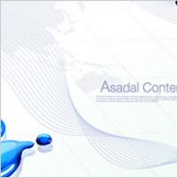 Network, IT, E, water trails, a pool of water drops composed