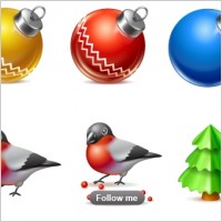 New Year icons icons pack