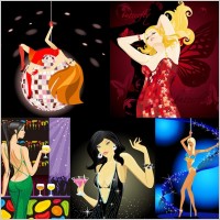 nightpoint fashion women vector